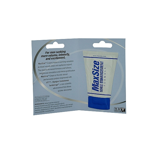 MaxSize - ereksjonskrem 4 ml MaxSize - ereksjonskrem 4 ml