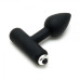 Rimba - Silikon mini buttplug med vibrering 