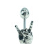 BQS - Rock on-Buttplug i metall
