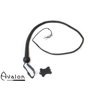 Avalon - BEHEMOTH - Bullwhip Heavy Handle, Svart 1,5 m