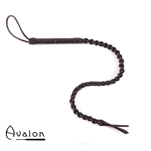 Avalon - RANGER - Sort flettet silikonflogger