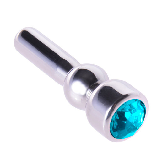 BQS - Penisplugg med Blå Krystall