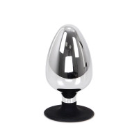 Medium Buttplug med Sugekopp - Metall