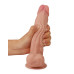 Lovetoy - 8" Sliding Skin Dildo - Lys Hudfarge Lovetoy - 8" Sliding Skin Dildo - Lys Hudfarge