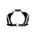 Ouch! Harness med Collar - One Size - Sort