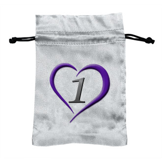 Erotisk - Liten Oppbevaringspose til Leketøy - 15x10 cm - Sølv