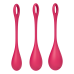 Satisfyer - Yoni Power 1 - Vaginakule Sett - Rød 
