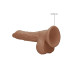 RealRock - Dildo med pung - 7" / 17 cm - Tan