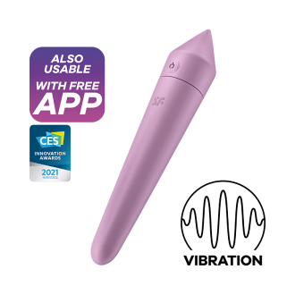 Satisfyer - Ultra Power Bullet 8 - Klitorisvibrator med APP - Lilla