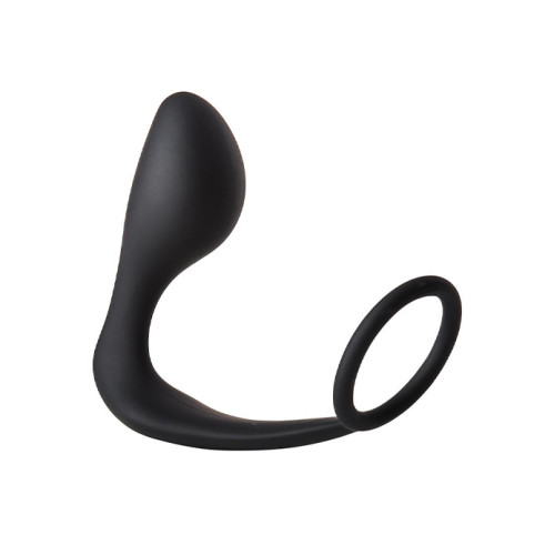 FantASStic - Buttplugg med Penisring - Sort