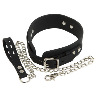 Bad Kitty - Collar i Silikon med lenke