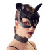 Bad Kitty - Cat Mask i fauxlær - Sort