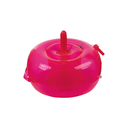 Inflatable Fun Cushion - Oppblåsbar Pute med Vibrerende Dildo og fjernkontroll