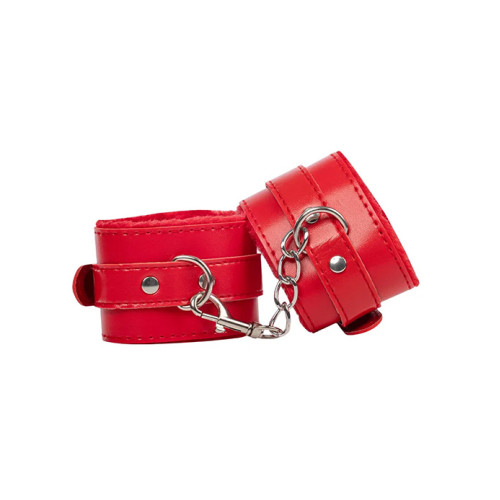 TieMeUp - Cuffs med Plysj - Rød