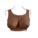 GENDER X - Breast Plate D-Cup - Bryst Protese - Mørk hudfarge