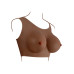 GENDER X - Breast Plate D-Cup - Bryst Protese - Mørk hudfarge