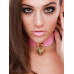Kinky Diva - Collar med Hjertelås - Rosa Kinky Diva - Collar med Hjertelås - Rosa