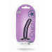 OUCH! - Smooth Silicone - Enkel dildo med sugekopp - Lilla