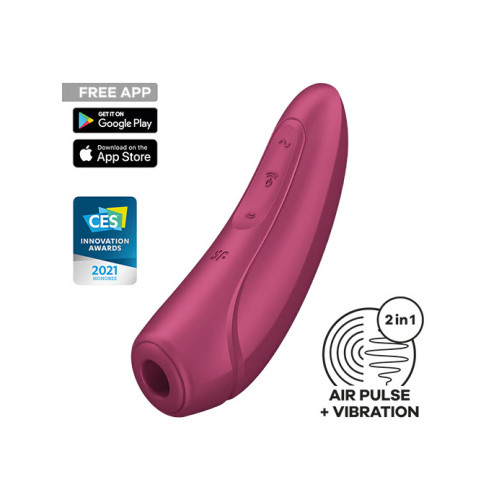 Satisfyer - Curvy 1 - Trykkbølgestimulator med Vibrasjoner