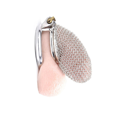 Chainmail Chastity Cage - Kyskhetsbur med ringbrynje design - Medium Chainmail Chastity Cage - Kyskhetsbur med ringbrynje design - Medium