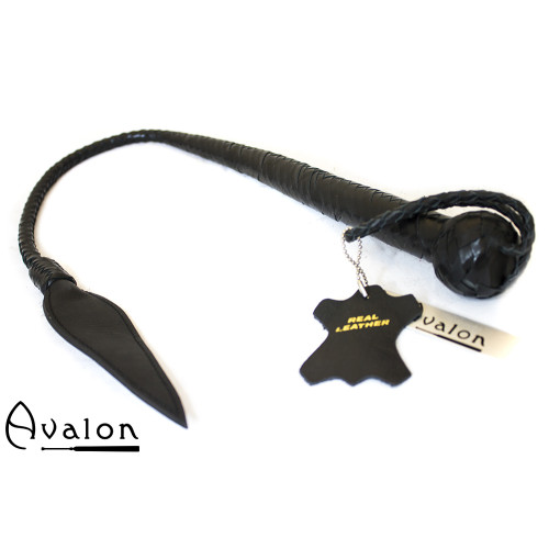 Avalon - WYVERN - Kort bullwhip, Sort Avalon - WYVERN - Kort bullwhip, Sort