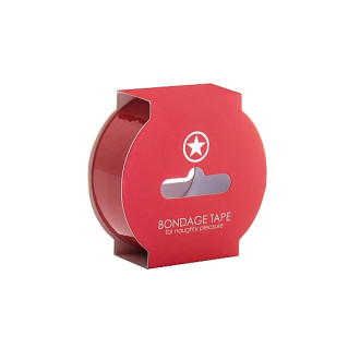 Ouch! - Bondagetape, 17,5 Meter Rød