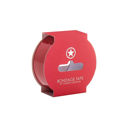 Ouch! - Bondagetape, 17,5 Meter Rød Ouch! - Bondagetape, 17,5 Meter Rød
