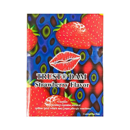 Lixx Dental Dams - Trust Dam - Slikkelapp Jordbær Lixx Dental Dams - Trust Dam - Slikkelapp Jordbær