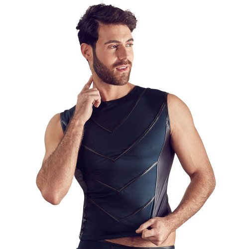 NEK - Skjorte med tøffe striper og mattlook NEK - Skjorte med tøffe striper og mattlook