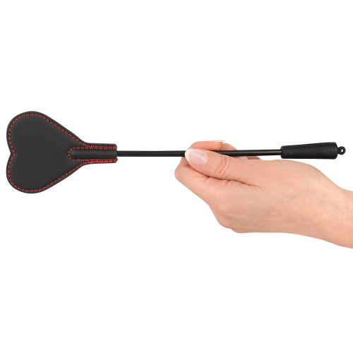 Bad Kitty - Hjerte minipisk sort med rød søm