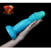 Mythic Dildos - Naga - Fantasi Dildo - Blå/Grønn