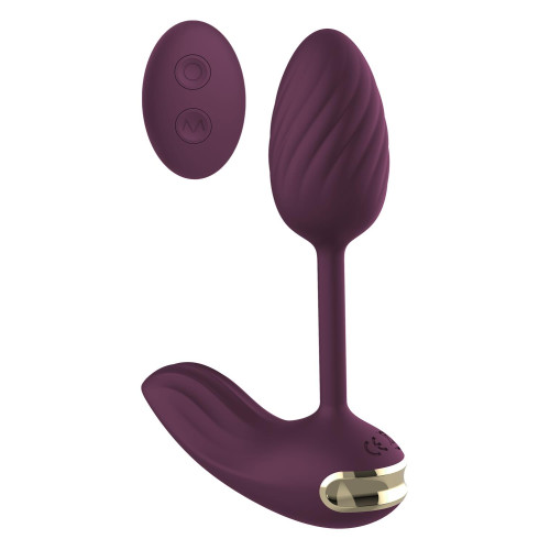 Dreamtoys - Essentials - Trusevibrator med egg og fjernkontroll - Lilla 