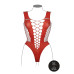 Le Desir - Frekk Body av Netting - Queen Size 2XL-5XL - Rød