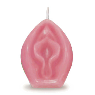 Eden’s Candle - Vaniljeduft lys - Vaginaformet - Rosa