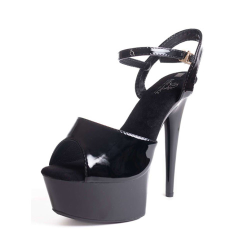 Erogance - Stiletthæl D609 - Sort Erogance - Stiletthæl D609 - Sort