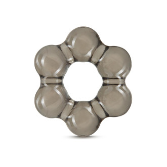 Blush - Stay Hard Thick Bead - Penisring med kuler - sort 