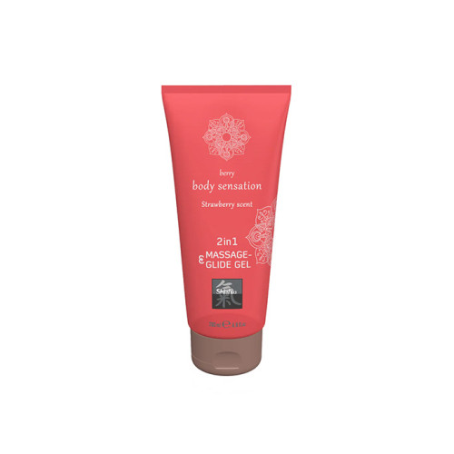 HOT - Shiatsu - Massasje og Glidemiddel - Jordbær HOT - Shiatsu - Massasje og Glidemiddel - Jordbær
