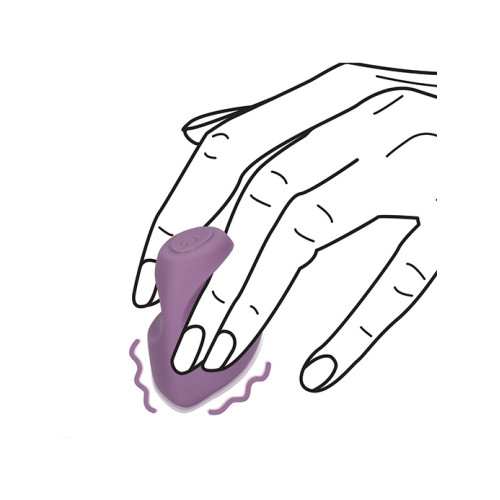 Loveline - Finger vibrator - Lilla 