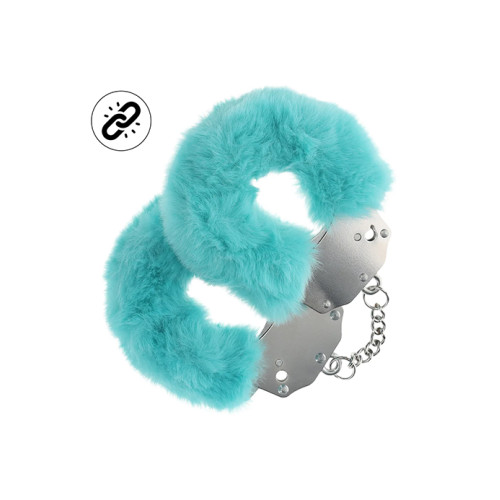 Ouch! Heavy-duty - Fluffy håndjern - Blå Ouch! Heavy-duty - Fluffy håndjern - Blå