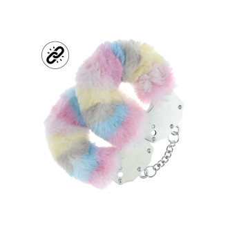 Ouch! Heavy-duty - Fluffy håndjern - Multicolor 2