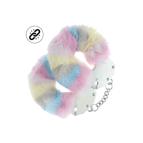 Ouch! Heavy-duty - Fluffy håndjern - Multicolor 2