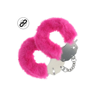 Ouch! Heavy-duty - Fluffy håndjern - Rosa