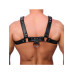 Red Leather - Harness i lær - Sort L/XL Red Leather - Harness i lær - Sort L/XL