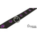 Avalon - DEVOTION - Collar med lilla runde Stener og O-ring